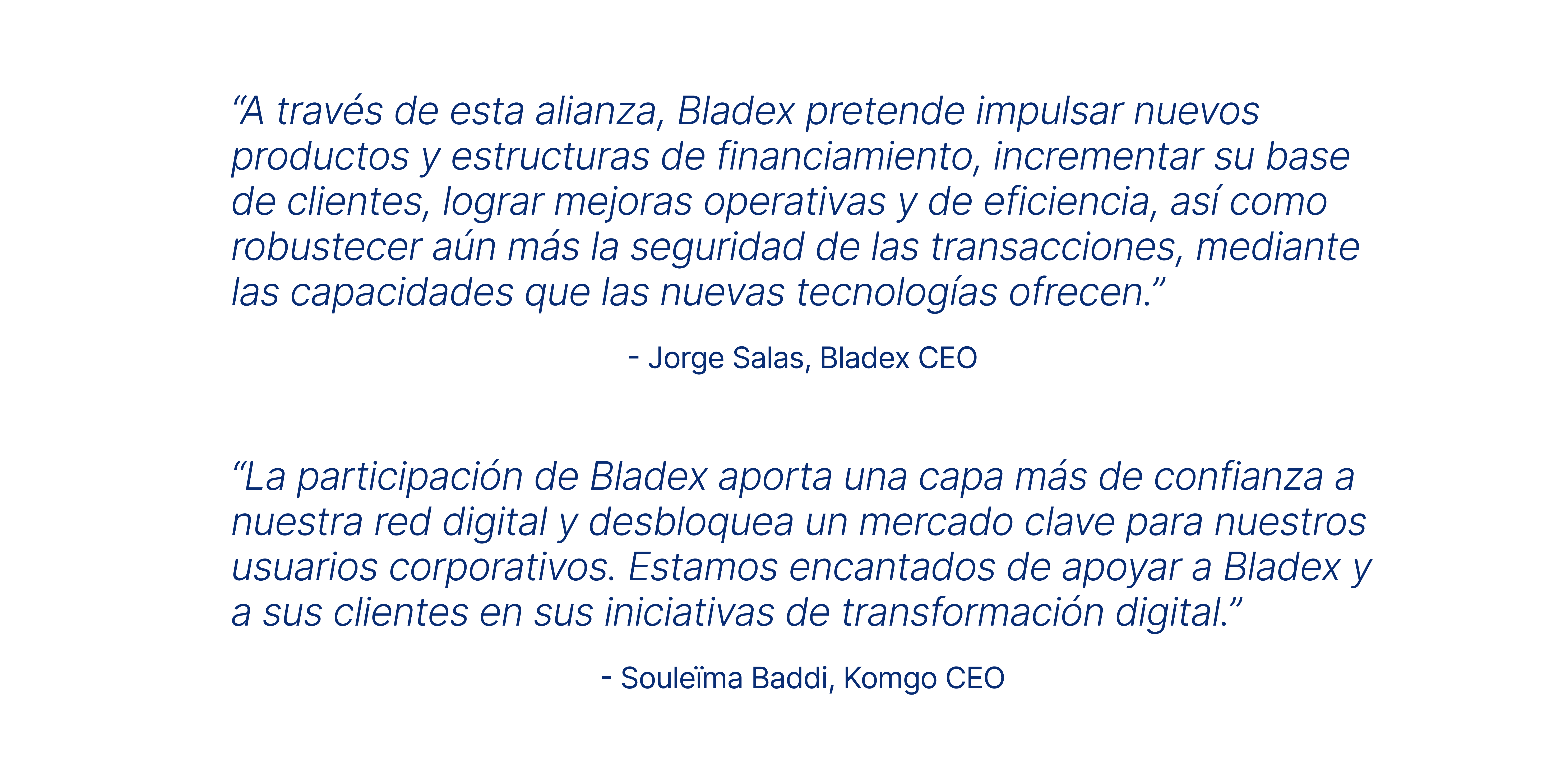 Komgo Quotes